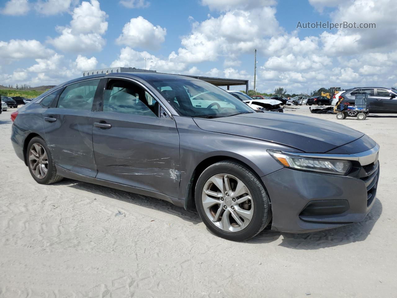 2018 Honda Accord Lx Charcoal vin: 1HGCV1F17JA112473