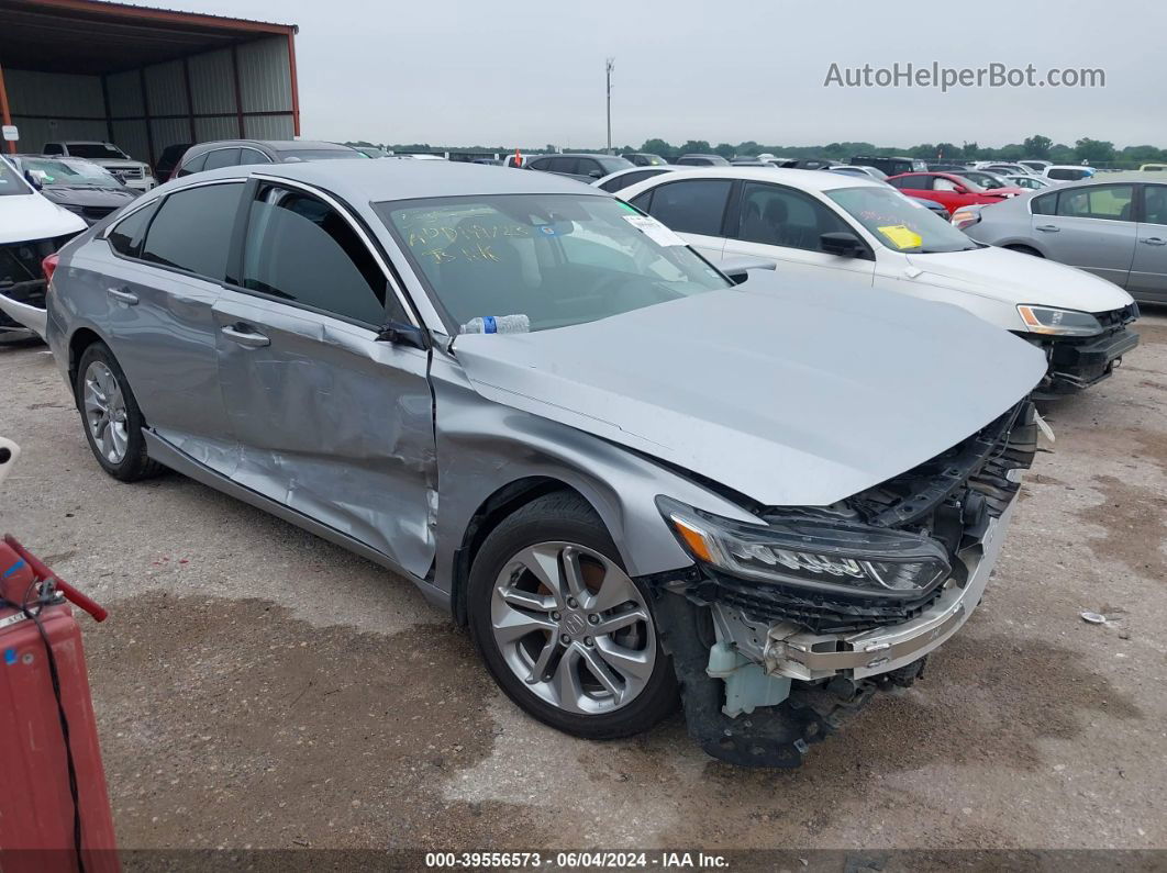 2018 Honda Accord Lx Silver vin: 1HGCV1F17JA211374