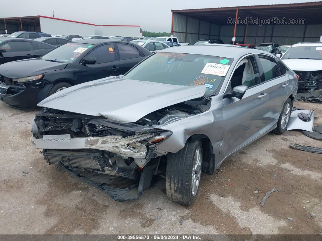 2018 Honda Accord Lx Silver vin: 1HGCV1F17JA211374