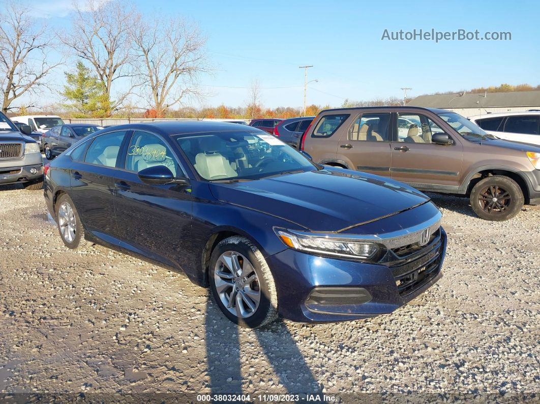 2018 Honda Accord Sedan Lx 1.5t Blue vin: 1HGCV1F17JA259912