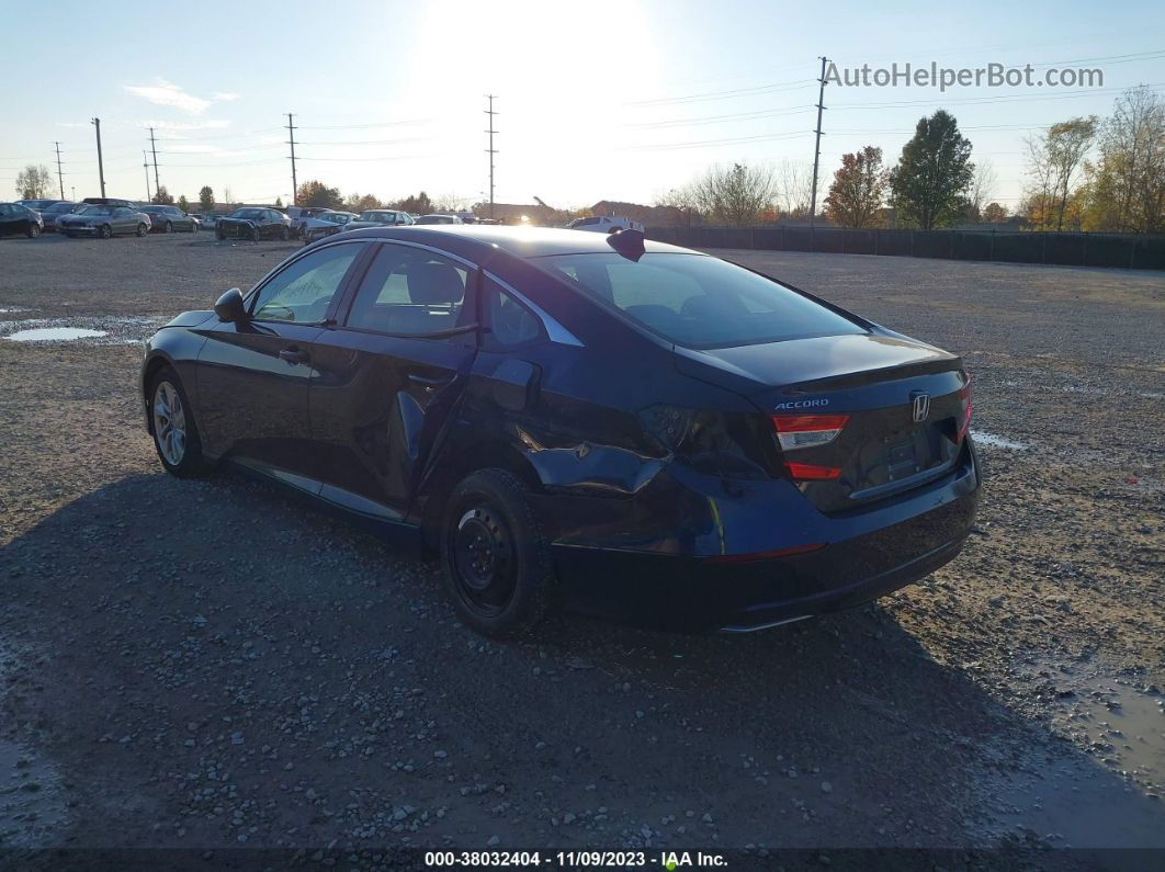 2018 Honda Accord Sedan Lx 1.5t Blue vin: 1HGCV1F17JA259912