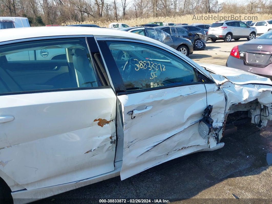 2019 Honda Accord Lx White vin: 1HGCV1F17KA022936