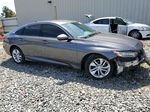 2019 Honda Accord Lx Gray vin: 1HGCV1F17KA027845