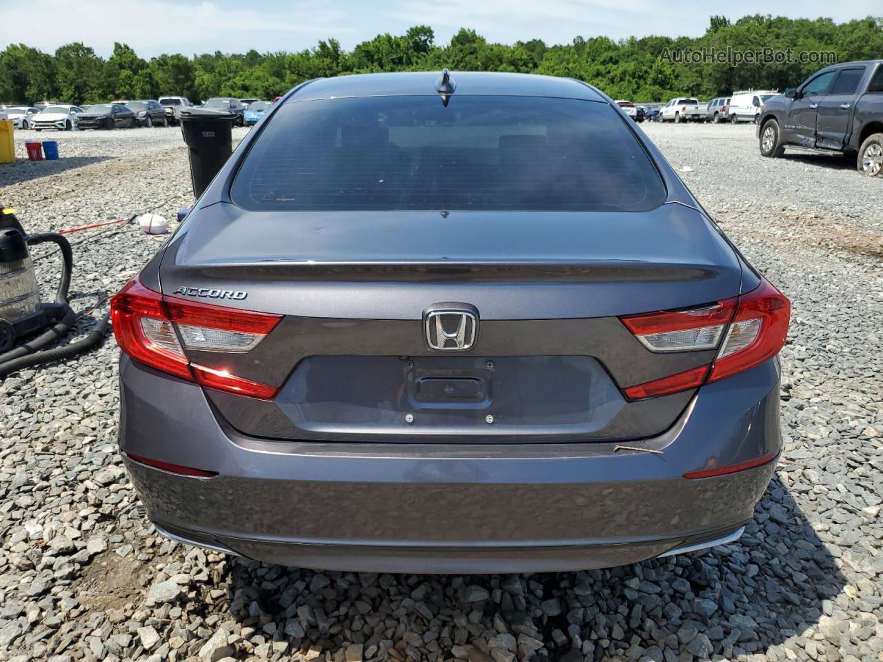 2019 Honda Accord Lx Gray vin: 1HGCV1F17KA027845