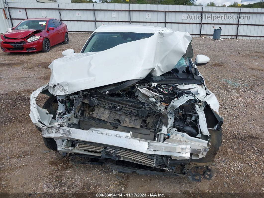 2019 Honda Accord Lx White vin: 1HGCV1F17KA031717