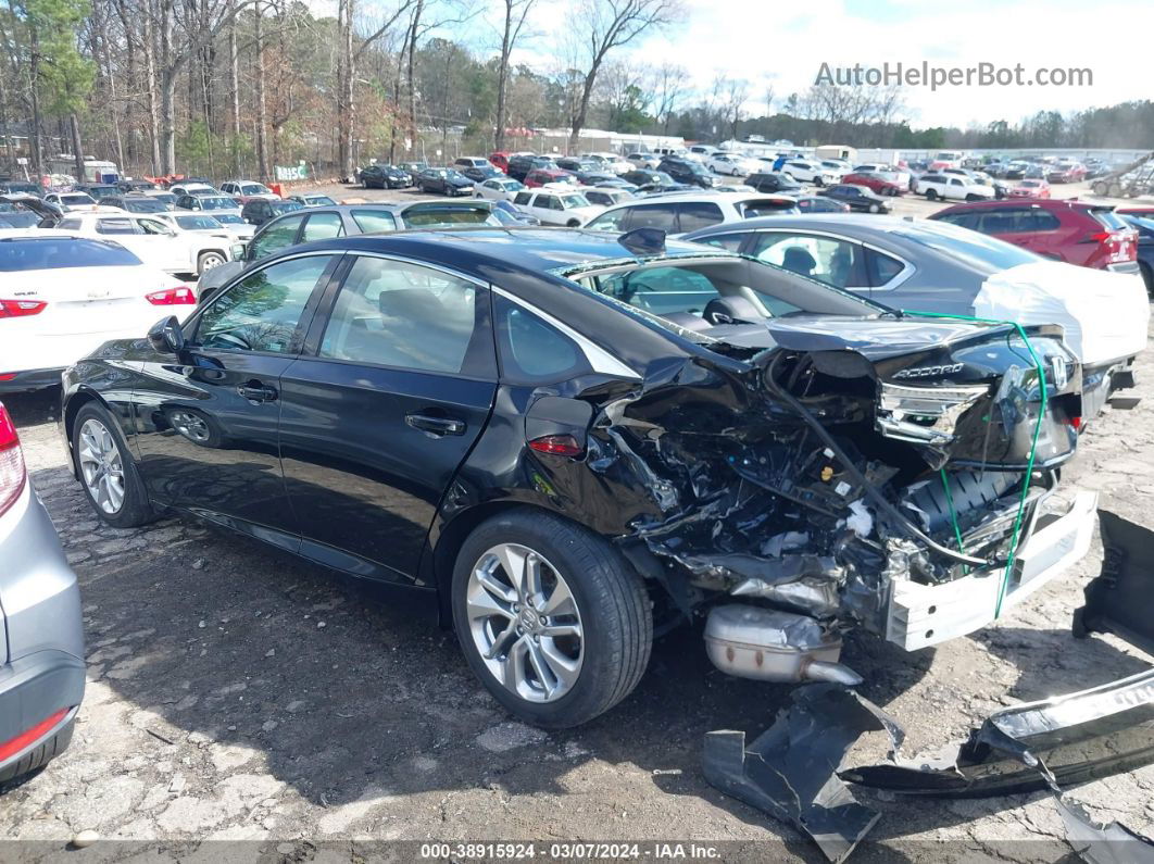 2019 Honda Accord Lx Black vin: 1HGCV1F17KA034729