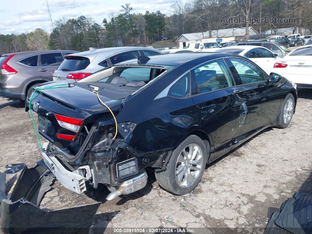 2019 Honda Accord Lx Black vin: 1HGCV1F17KA034729