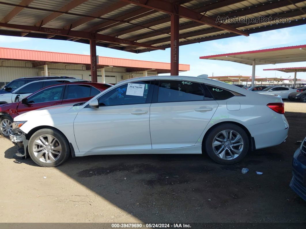 2019 Honda Accord Lx White vin: 1HGCV1F17KA043009