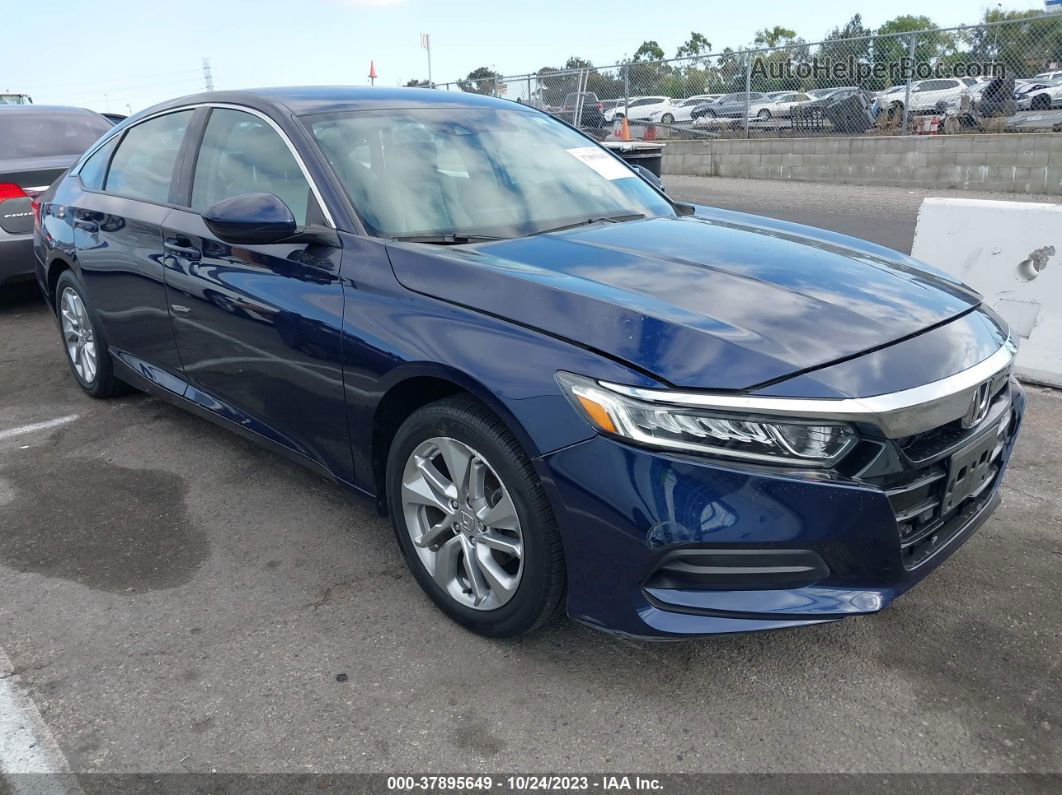 2019 Honda Accord Lx Синий vin: 1HGCV1F17KA052082