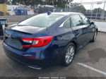 2019 Honda Accord Lx Синий vin: 1HGCV1F17KA052082