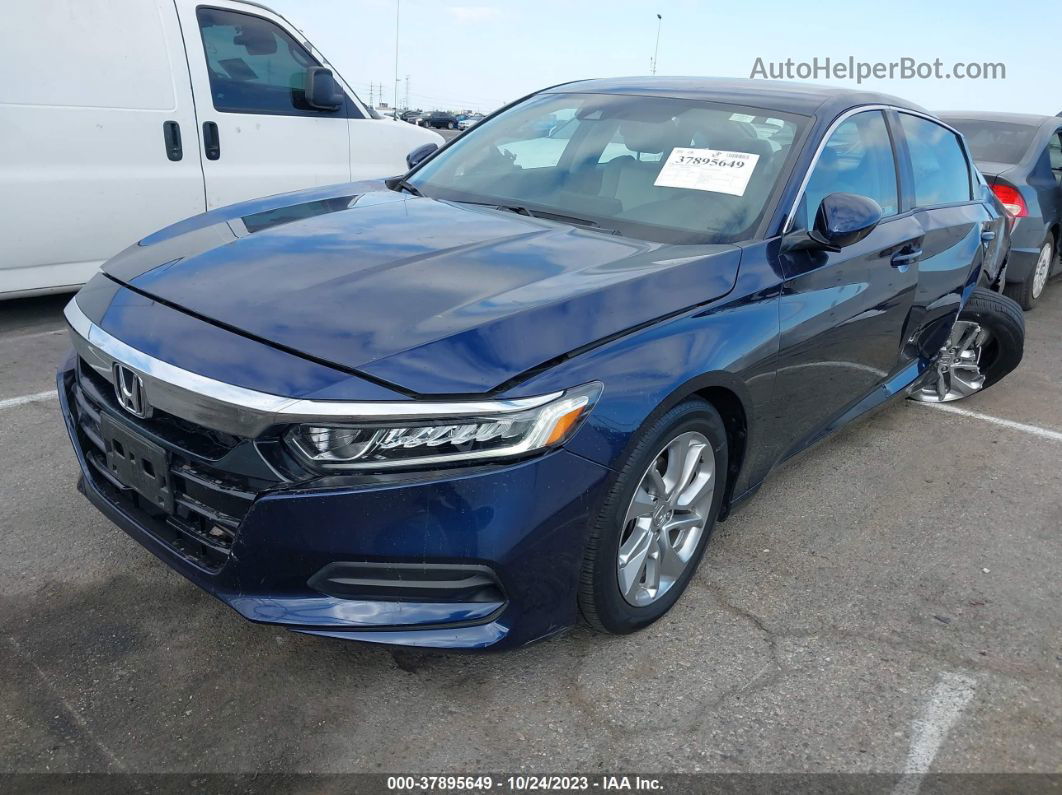 2019 Honda Accord Lx Синий vin: 1HGCV1F17KA052082