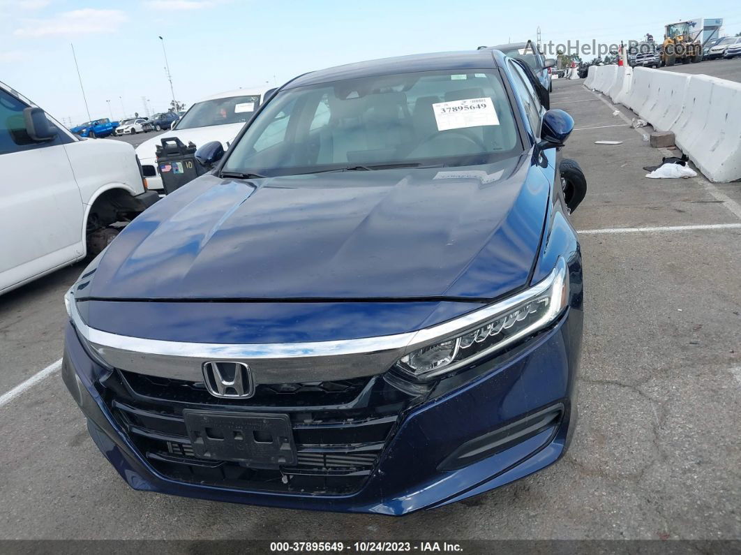 2019 Honda Accord Lx Синий vin: 1HGCV1F17KA052082