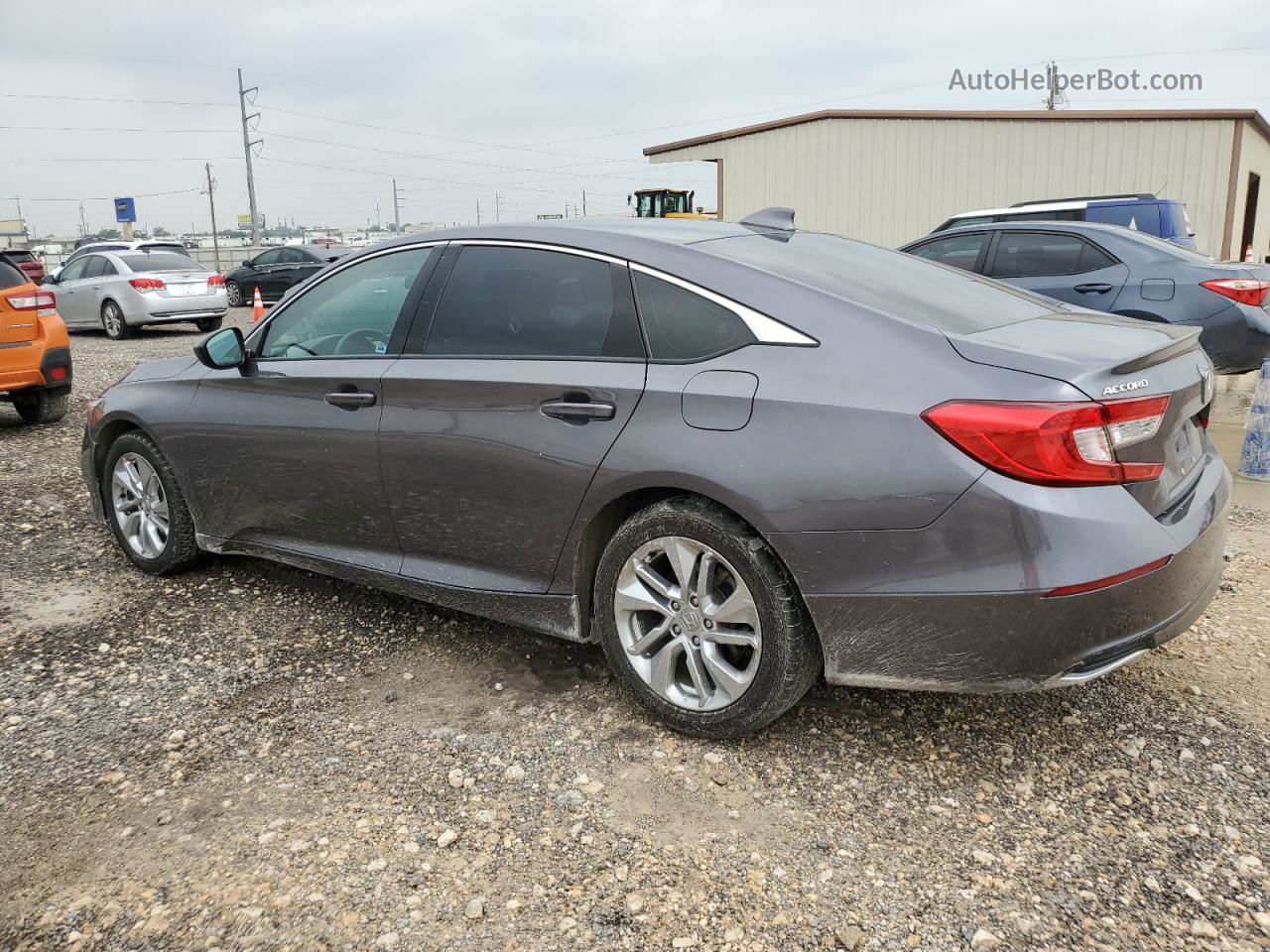 2019 Honda Accord Lx Gray vin: 1HGCV1F17KA054804