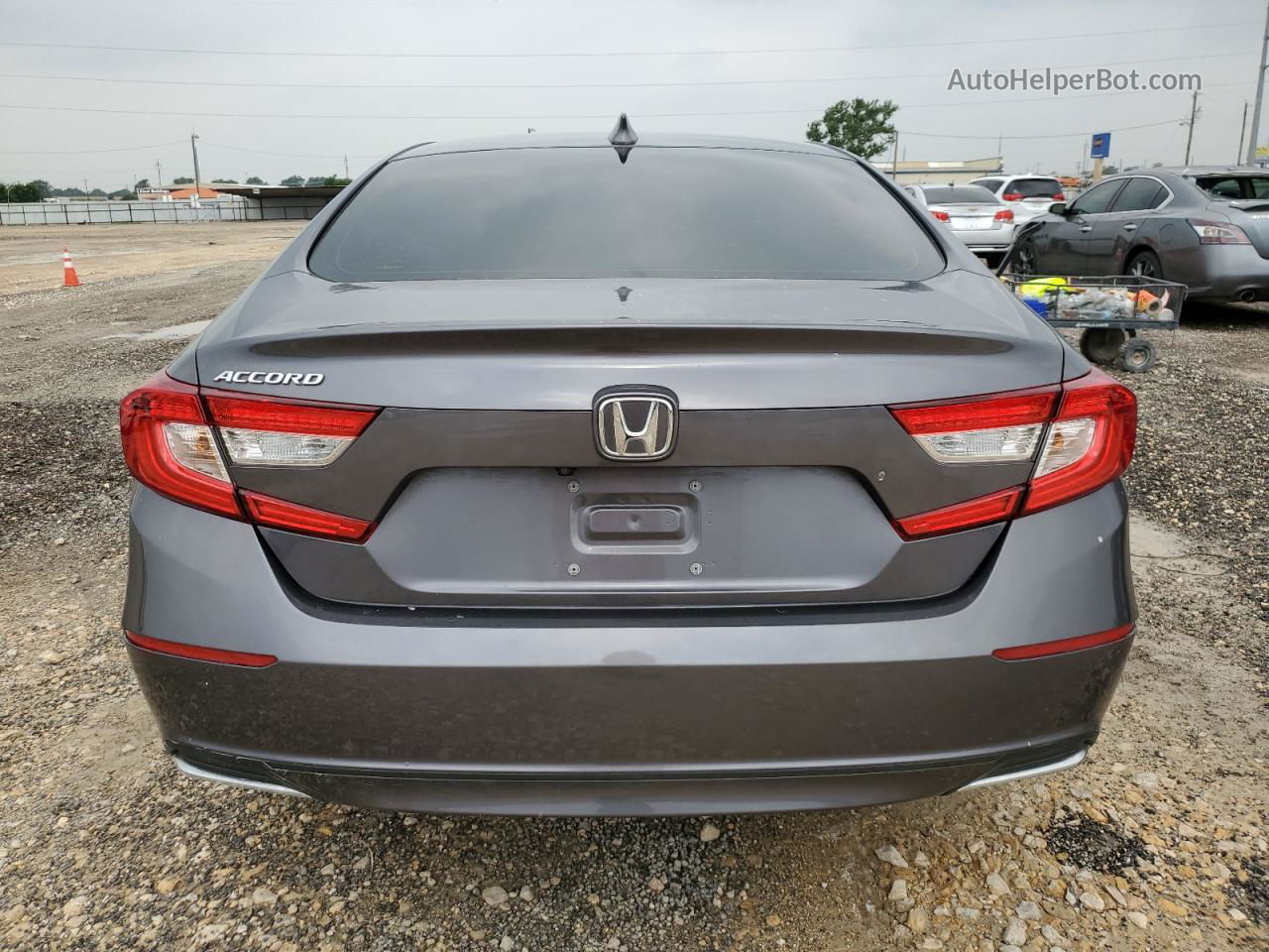 2019 Honda Accord Lx Серый vin: 1HGCV1F17KA054804