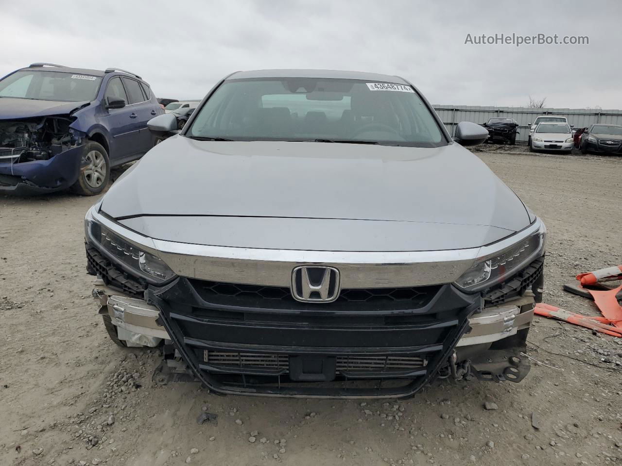 2019 Honda Accord Lx Серебряный vin: 1HGCV1F17KA060554