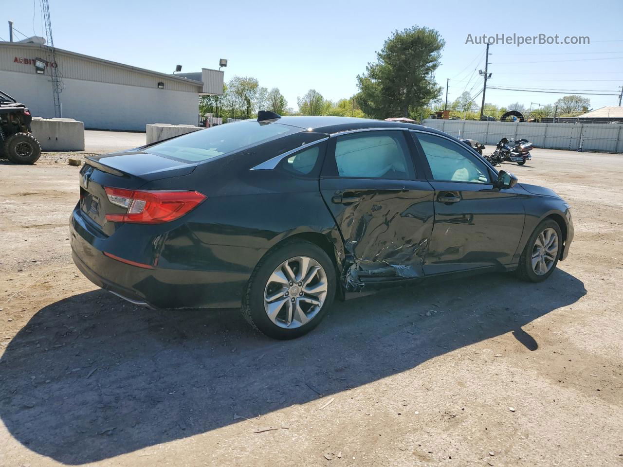 2019 Honda Accord Lx Black vin: 1HGCV1F17KA072493