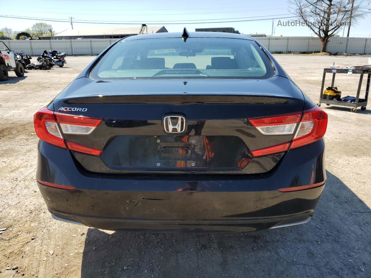 2019 Honda Accord Lx Black vin: 1HGCV1F17KA072493