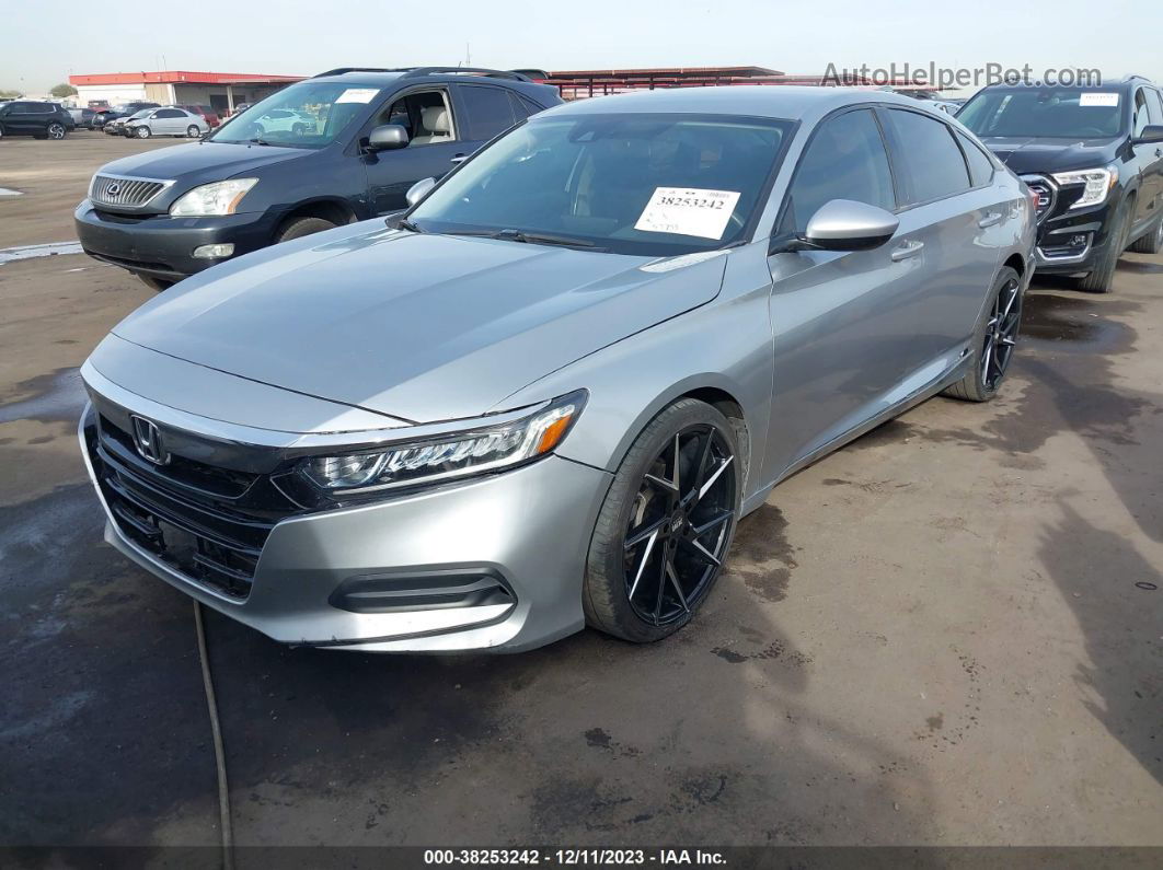 2019 Honda Accord Sedan Lx 1.5t Silver vin: 1HGCV1F17KA092923