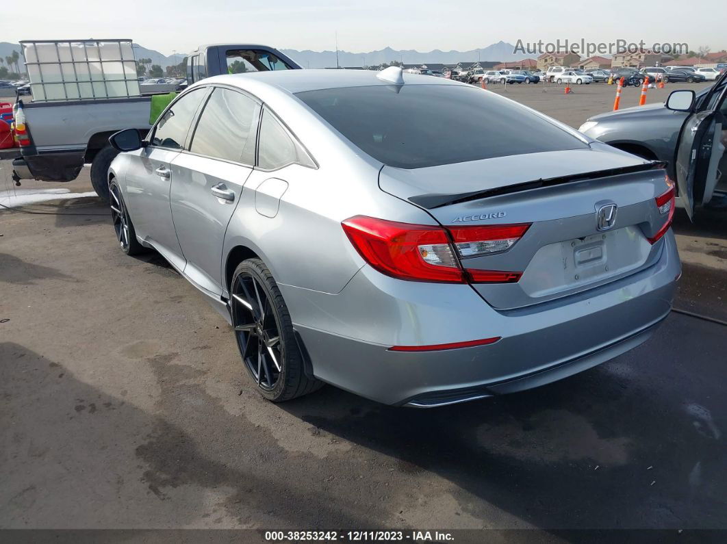 2019 Honda Accord Sedan Lx 1.5t Silver vin: 1HGCV1F17KA092923