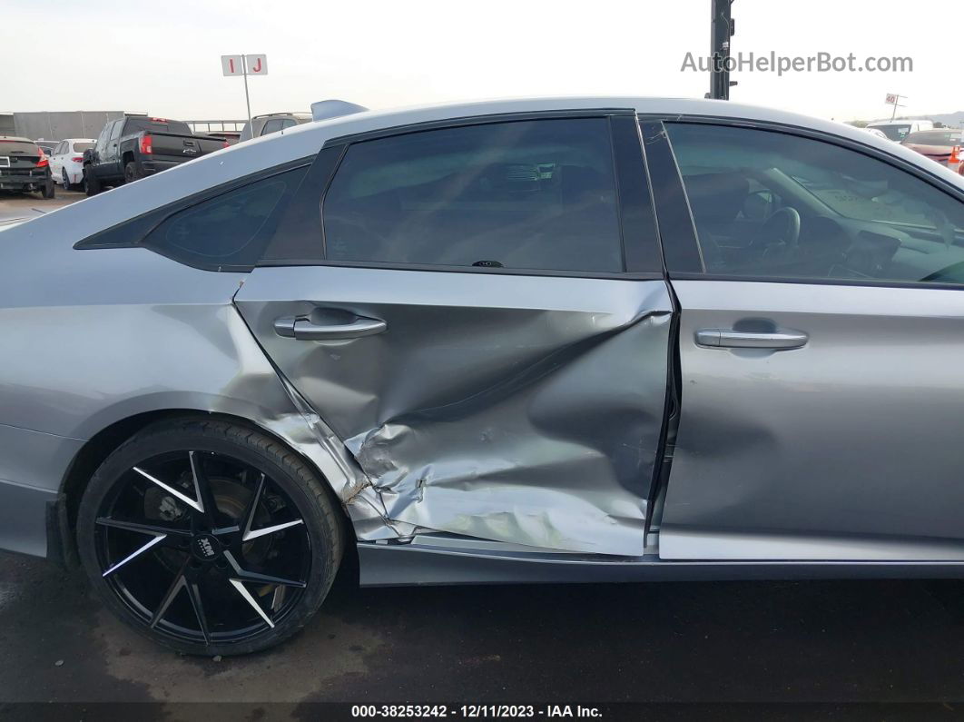 2019 Honda Accord Sedan Lx 1.5t Silver vin: 1HGCV1F17KA092923