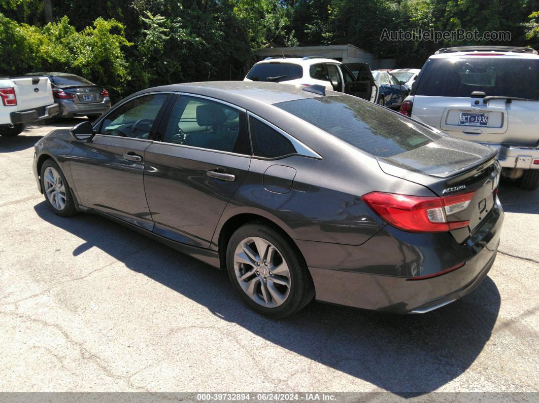 2019 Honda Accord Lx Gray vin: 1HGCV1F17KA108179