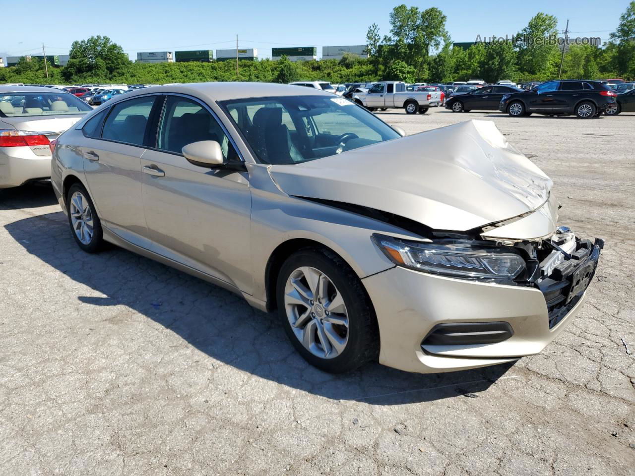 2019 Honda Accord Lx Золотой vin: 1HGCV1F17KA114449