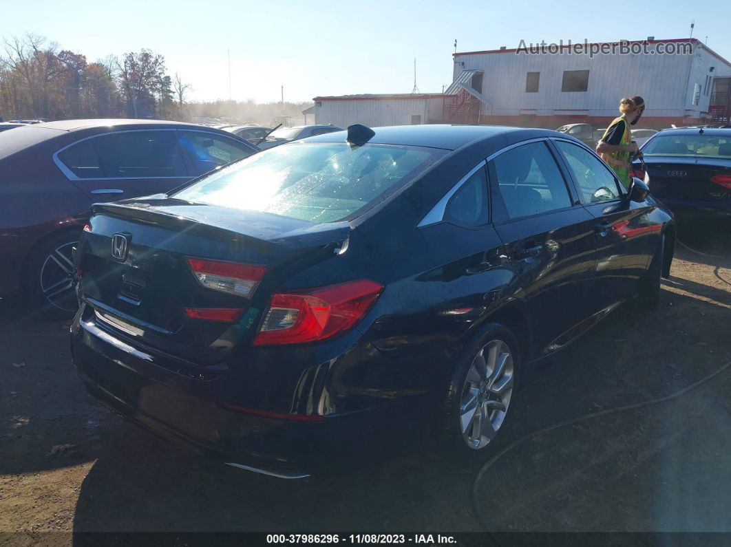 2019 Honda Accord Lx Black vin: 1HGCV1F17KA115892