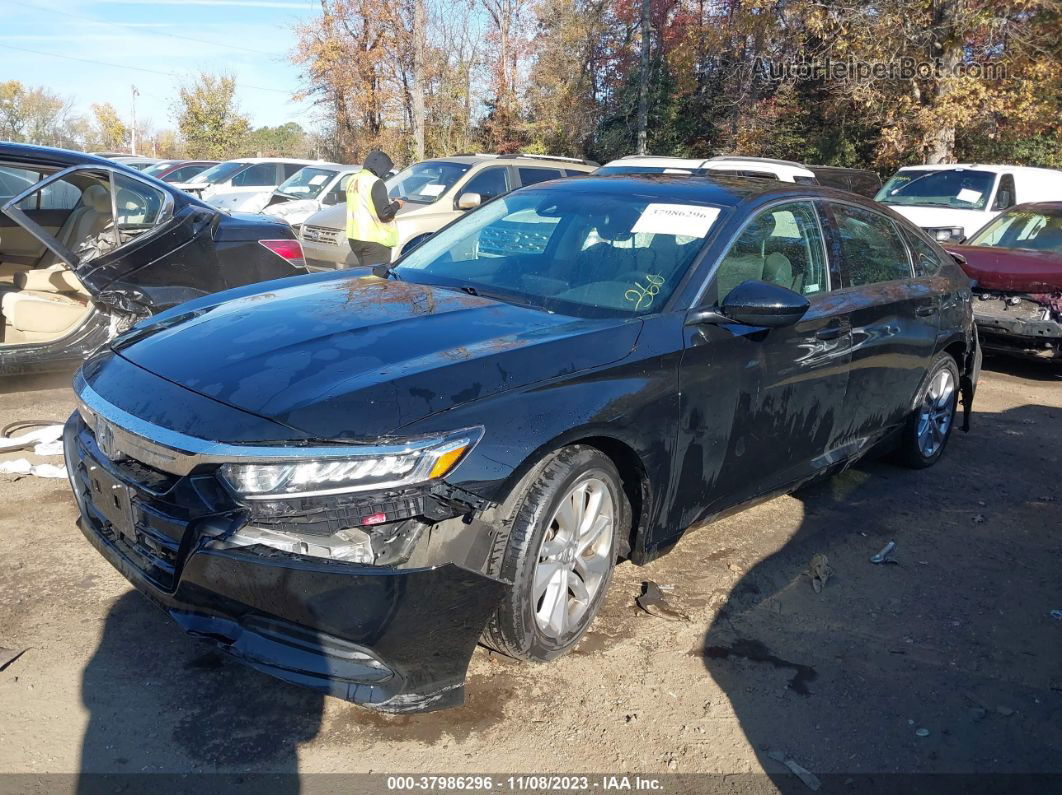 2019 Honda Accord Lx Black vin: 1HGCV1F17KA115892