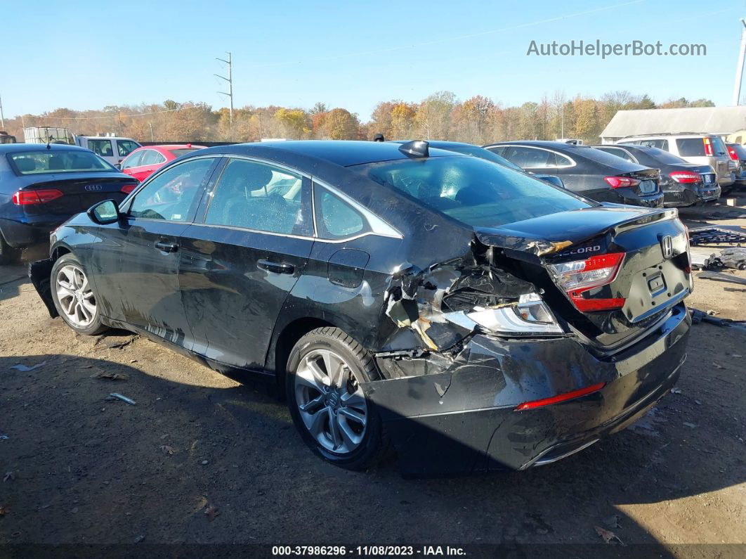 2019 Honda Accord Lx Black vin: 1HGCV1F17KA115892