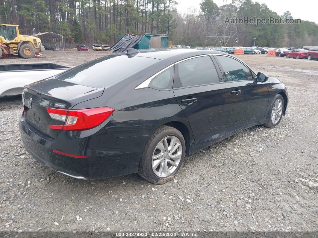 2019 Honda Accord Sedan Lx 1.5t Black vin: 1HGCV1F17KA128366