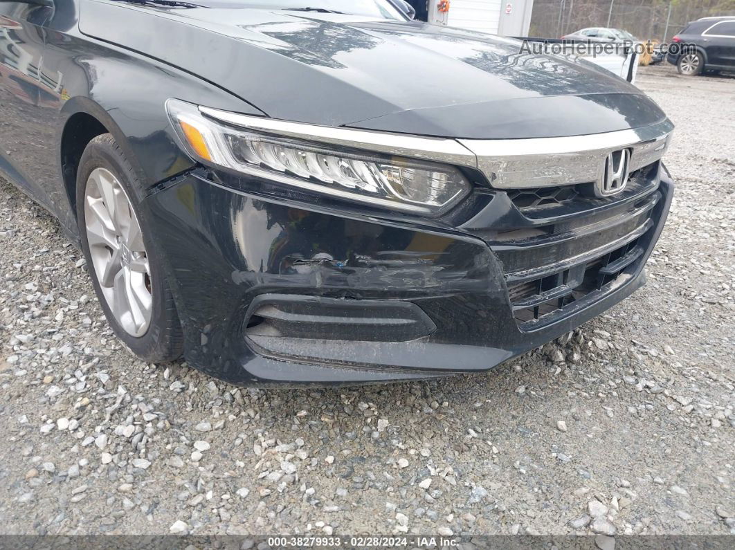 2019 Honda Accord Sedan Lx 1.5t Black vin: 1HGCV1F17KA128366