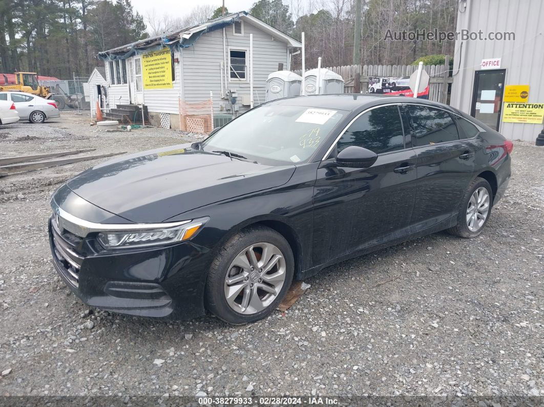 2019 Honda Accord Sedan Lx 1.5t Black vin: 1HGCV1F17KA128366