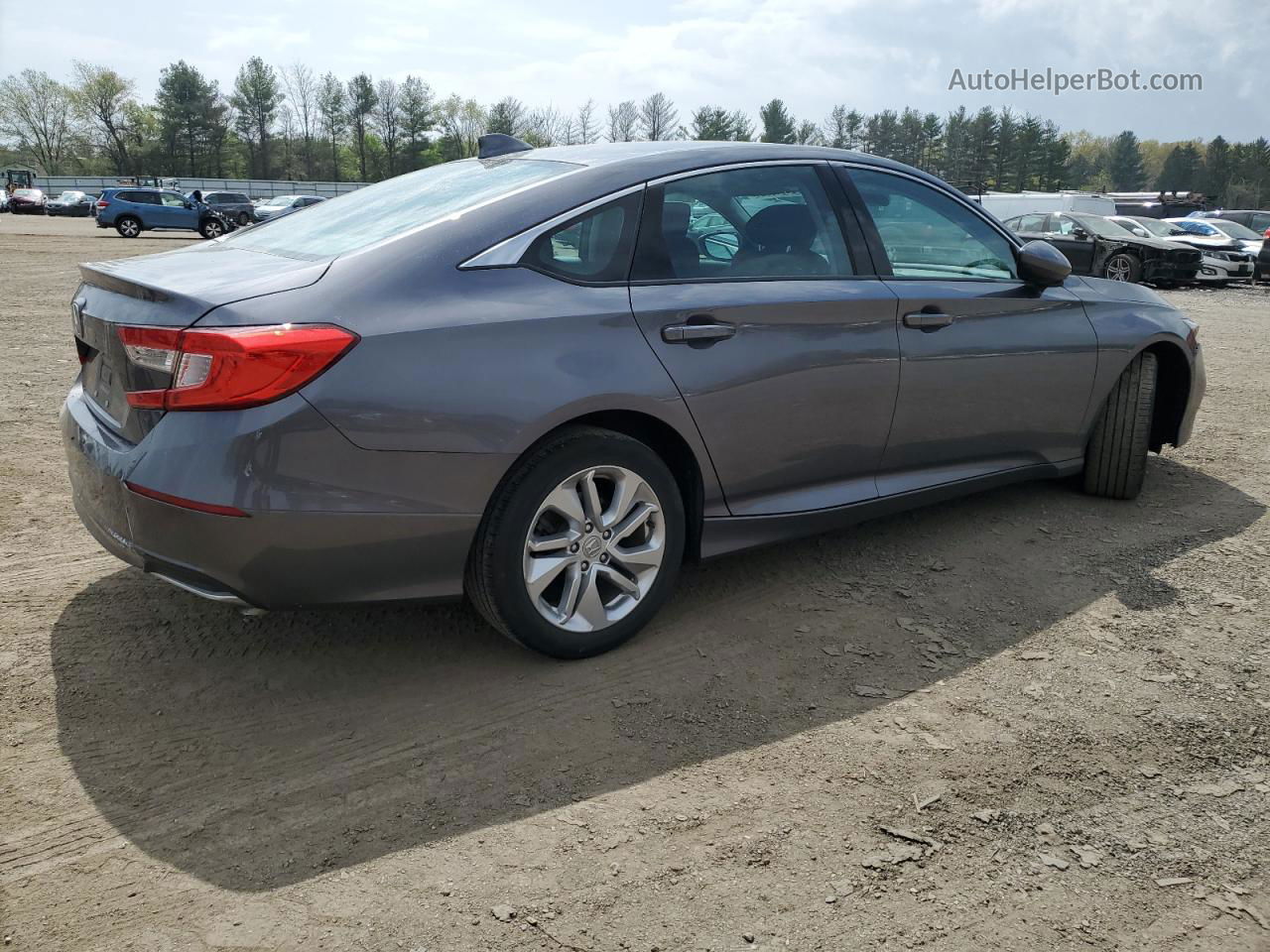 2019 Honda Accord Lx Gray vin: 1HGCV1F17KA169984