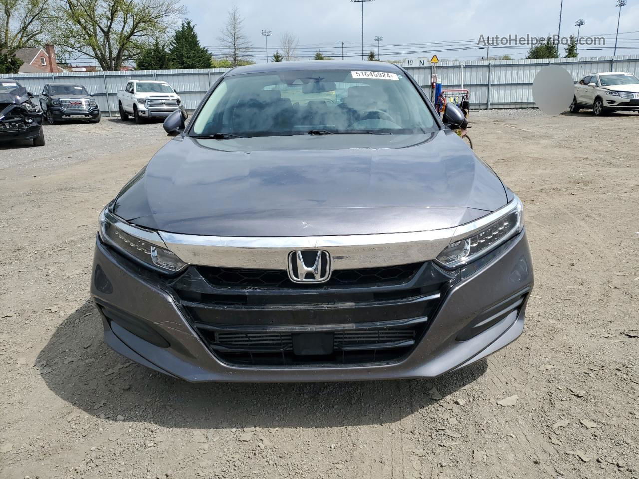 2019 Honda Accord Lx Gray vin: 1HGCV1F17KA169984