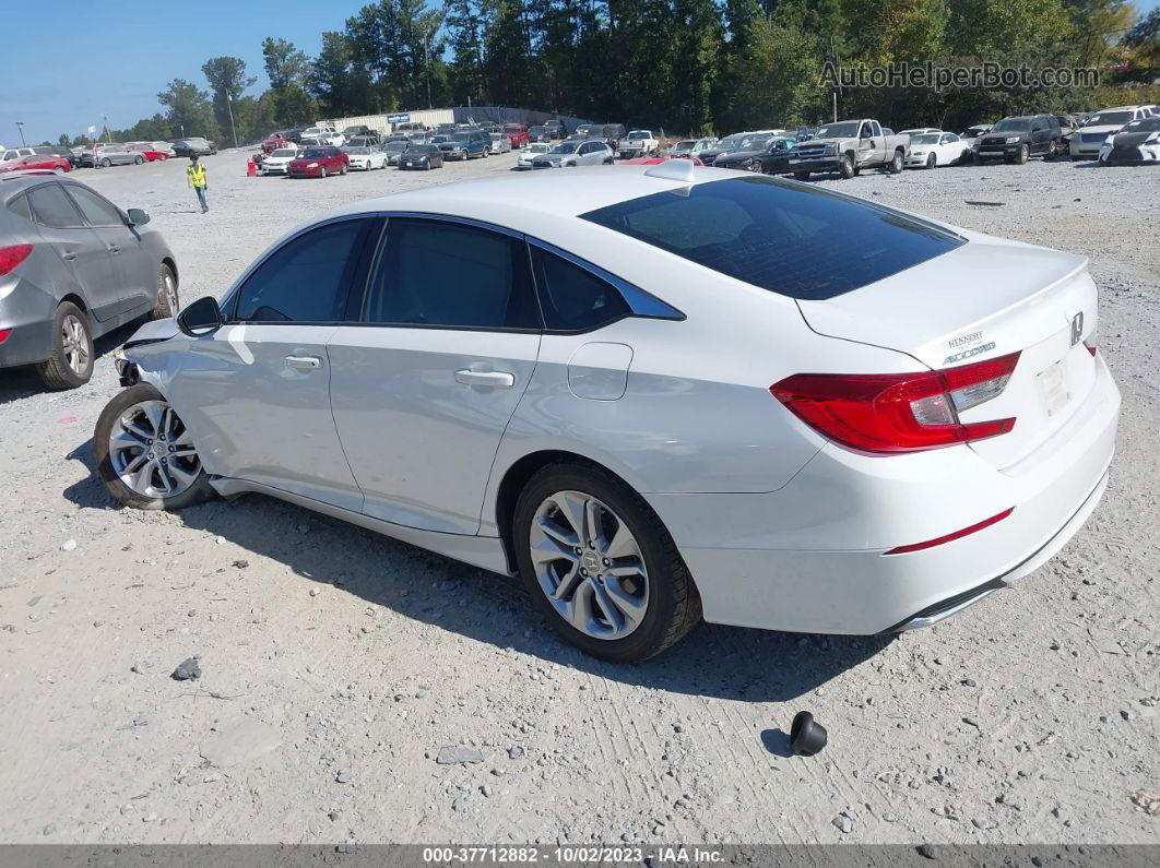 2020 Honda Accord Lx White vin: 1HGCV1F17LA011422