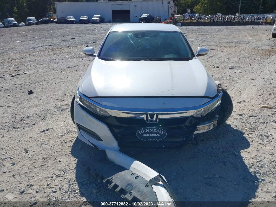 2020 Honda Accord Lx White vin: 1HGCV1F17LA011422