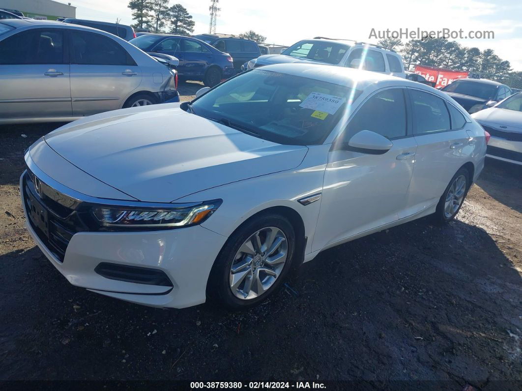 2020 Honda Accord Lx White vin: 1HGCV1F17LA031203