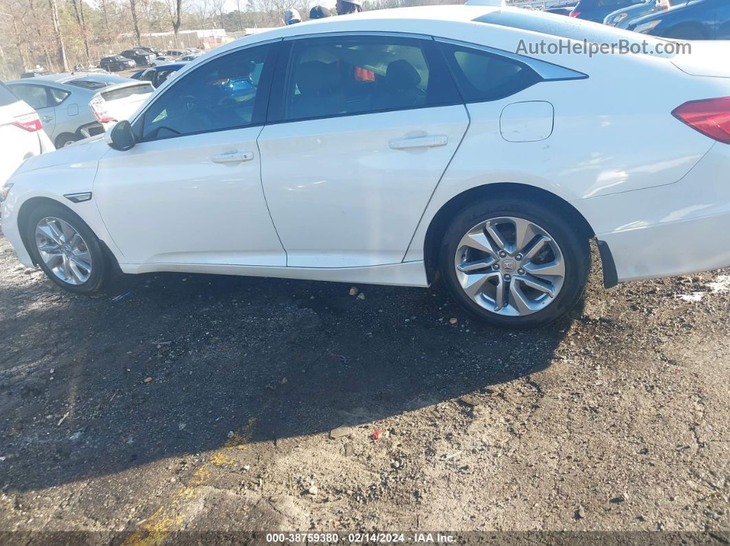 2020 Honda Accord Lx White vin: 1HGCV1F17LA031203