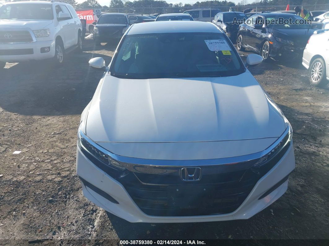 2020 Honda Accord Lx White vin: 1HGCV1F17LA031203