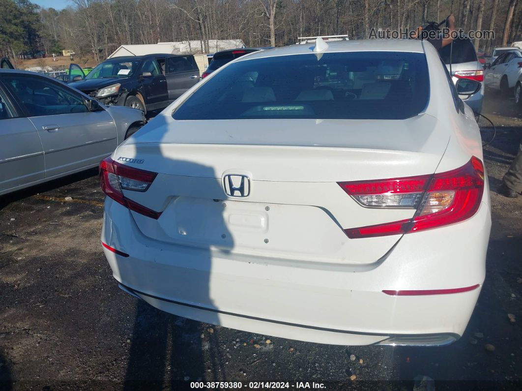 2020 Honda Accord Lx White vin: 1HGCV1F17LA031203