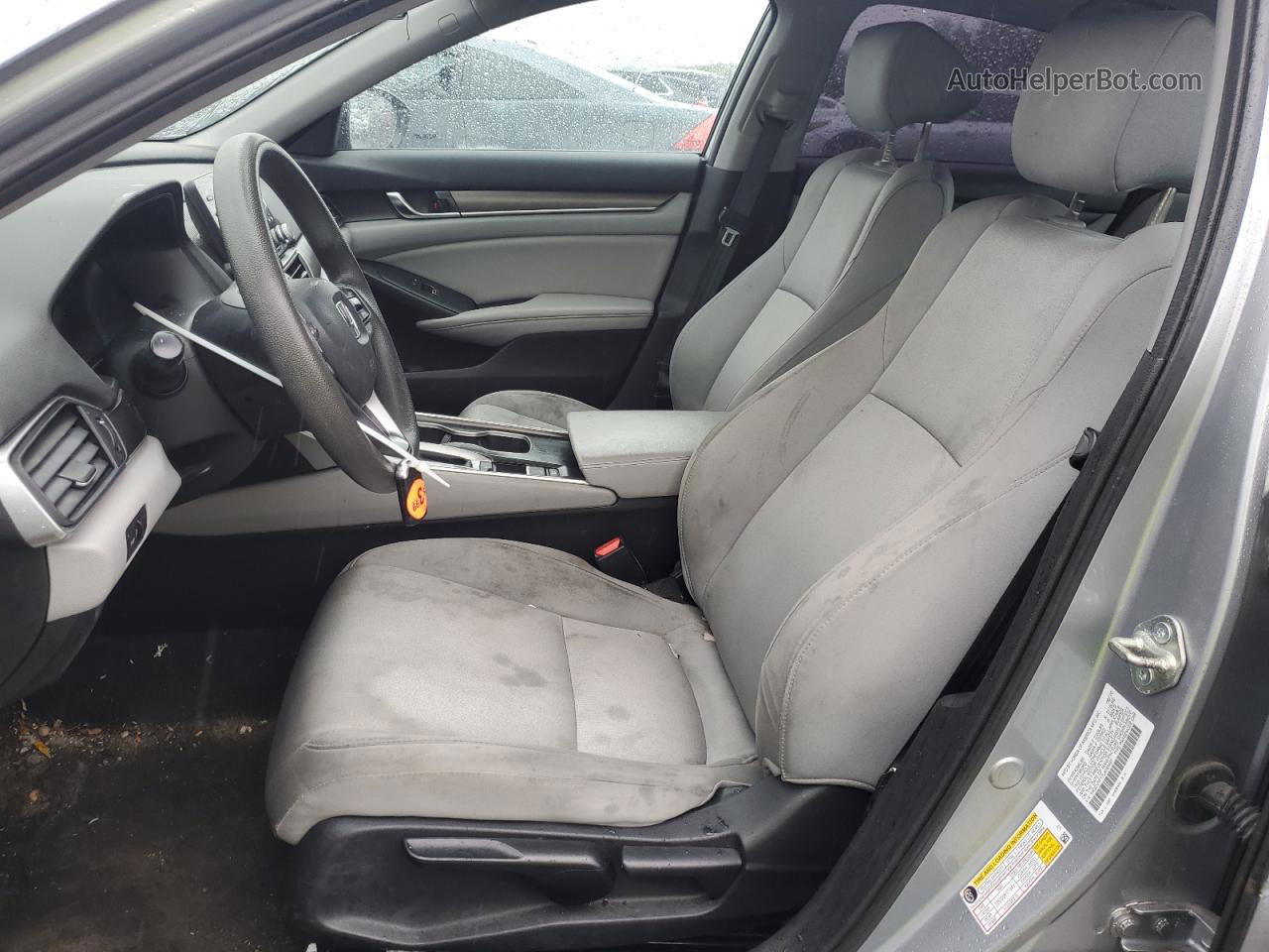 2020 Honda Accord Lx Silver vin: 1HGCV1F17LA095497