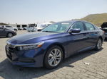 2018 Honda Accord Lx Blue vin: 1HGCV1F18JA120887