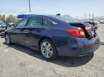 2018 Honda Accord Lx Blue vin: 1HGCV1F18JA120887