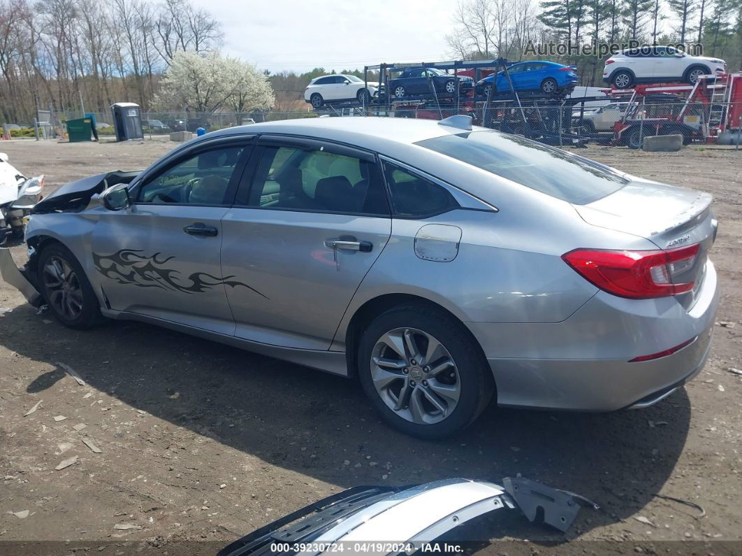 2018 Honda Accord Lx Silver vin: 1HGCV1F18JA254685