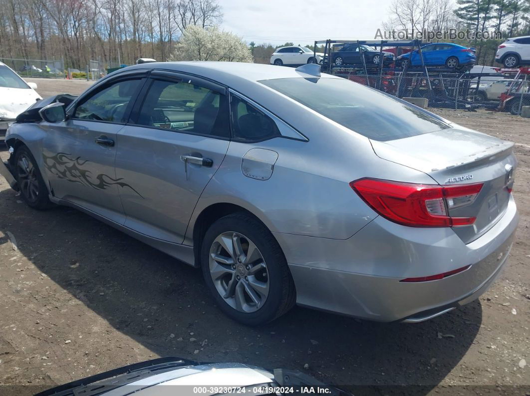 2018 Honda Accord Lx Silver vin: 1HGCV1F18JA254685