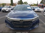 2019 Honda Accord Lx Синий vin: 1HGCV1F18KA023934