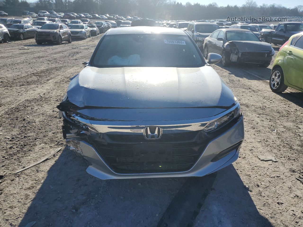 2019 Honda Accord Lx Silver vin: 1HGCV1F18KA070168