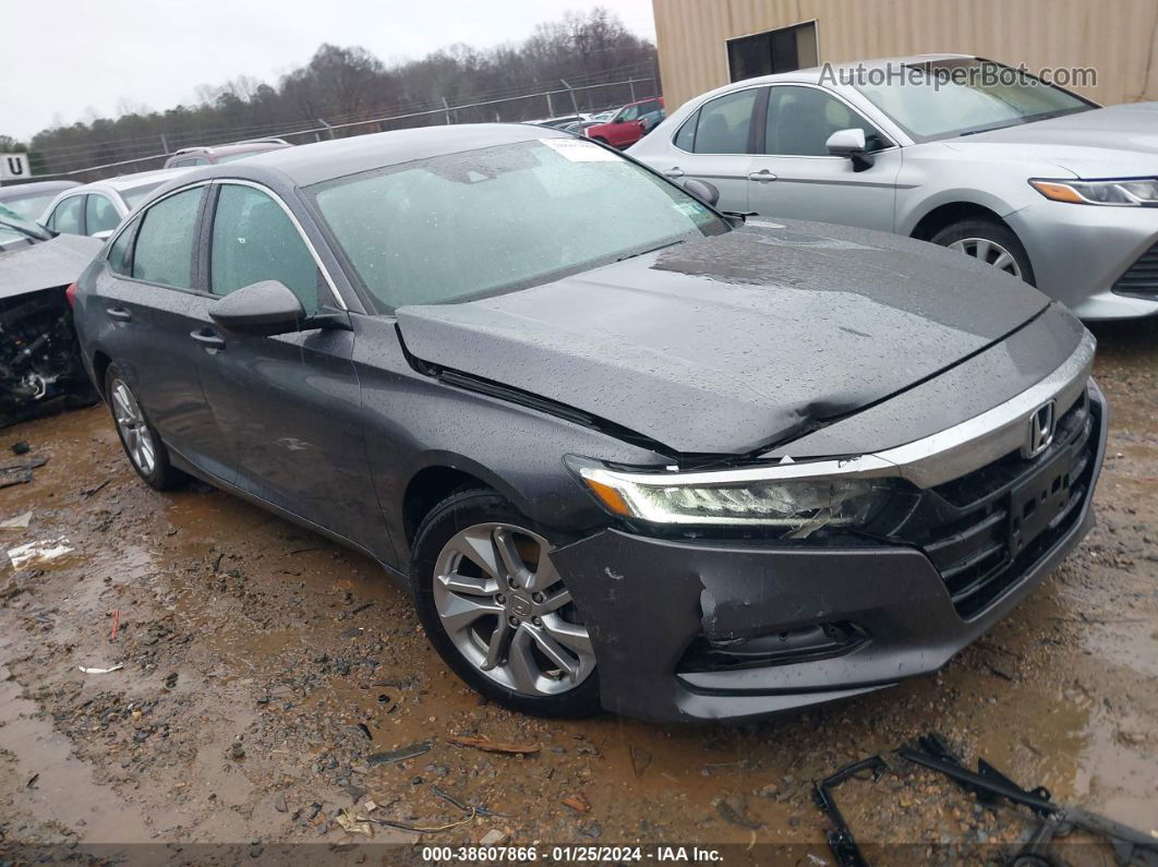 2019 Honda Accord Lx Gray vin: 1HGCV1F18KA081333