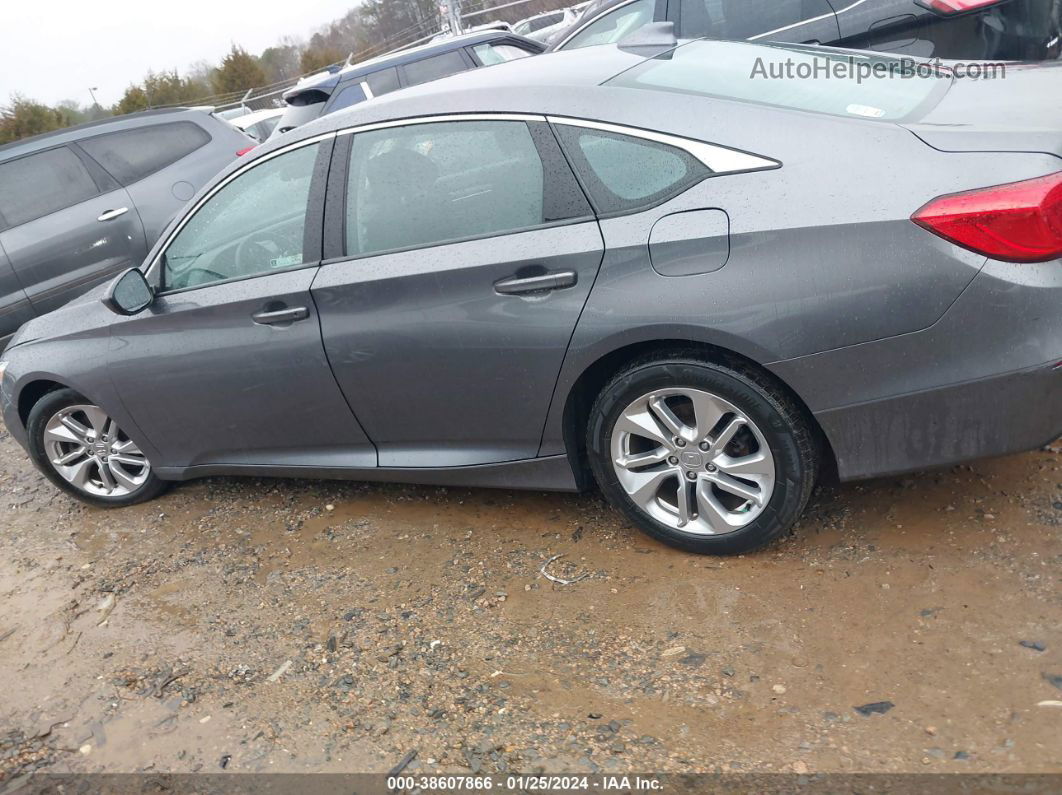 2019 Honda Accord Lx Gray vin: 1HGCV1F18KA081333