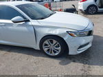 2019 Honda Accord Lx White vin: 1HGCV1F18KA088895